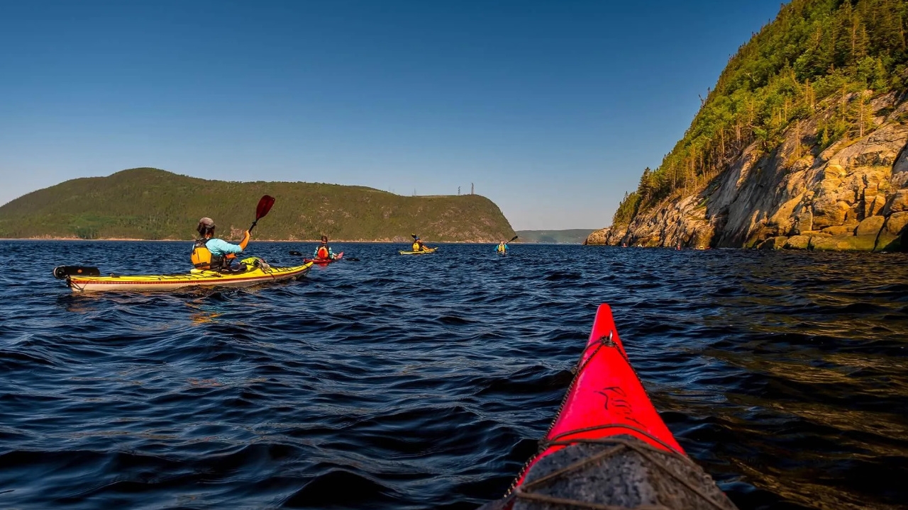 Kayak sur le Fjord du Saguenay