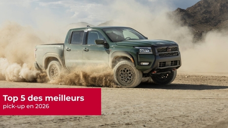 Top 5 des meilleurs pick-up en 2026