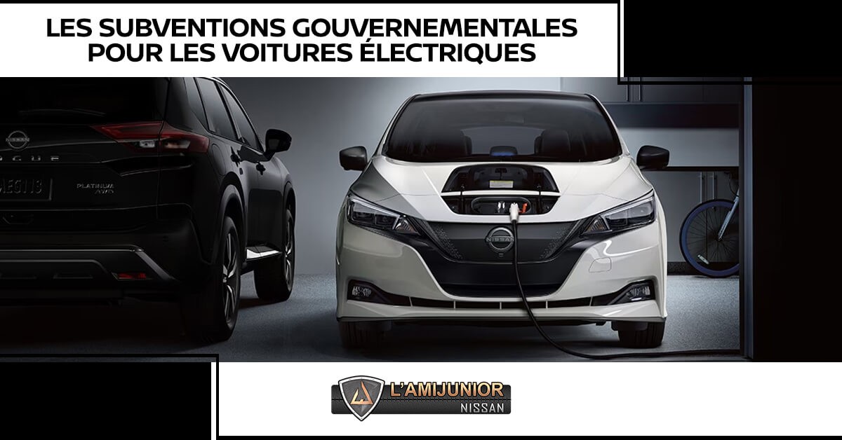 Les subventions gouvernementales pour les voitures électriques