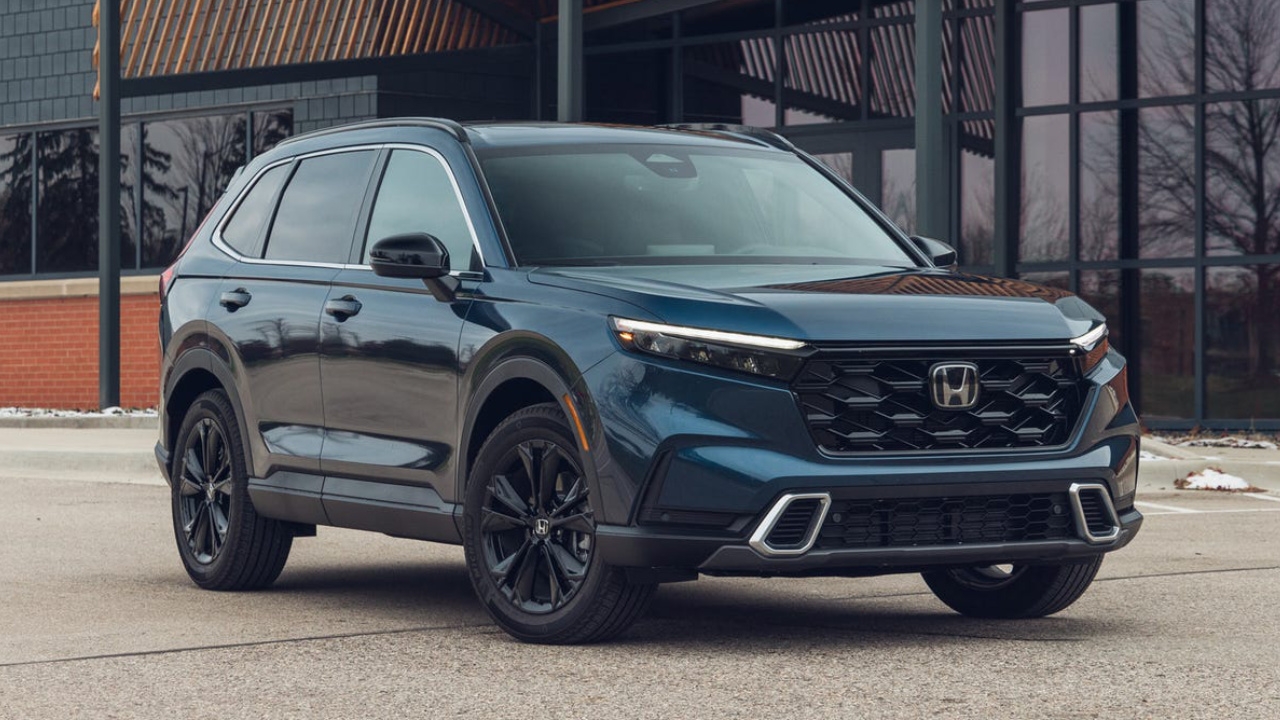 vue latérale avant d'une Honda CR-V 2025