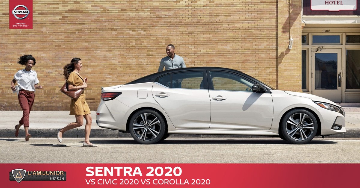 Sentra 2020 vs Civic 2020 vs Corolla 2020