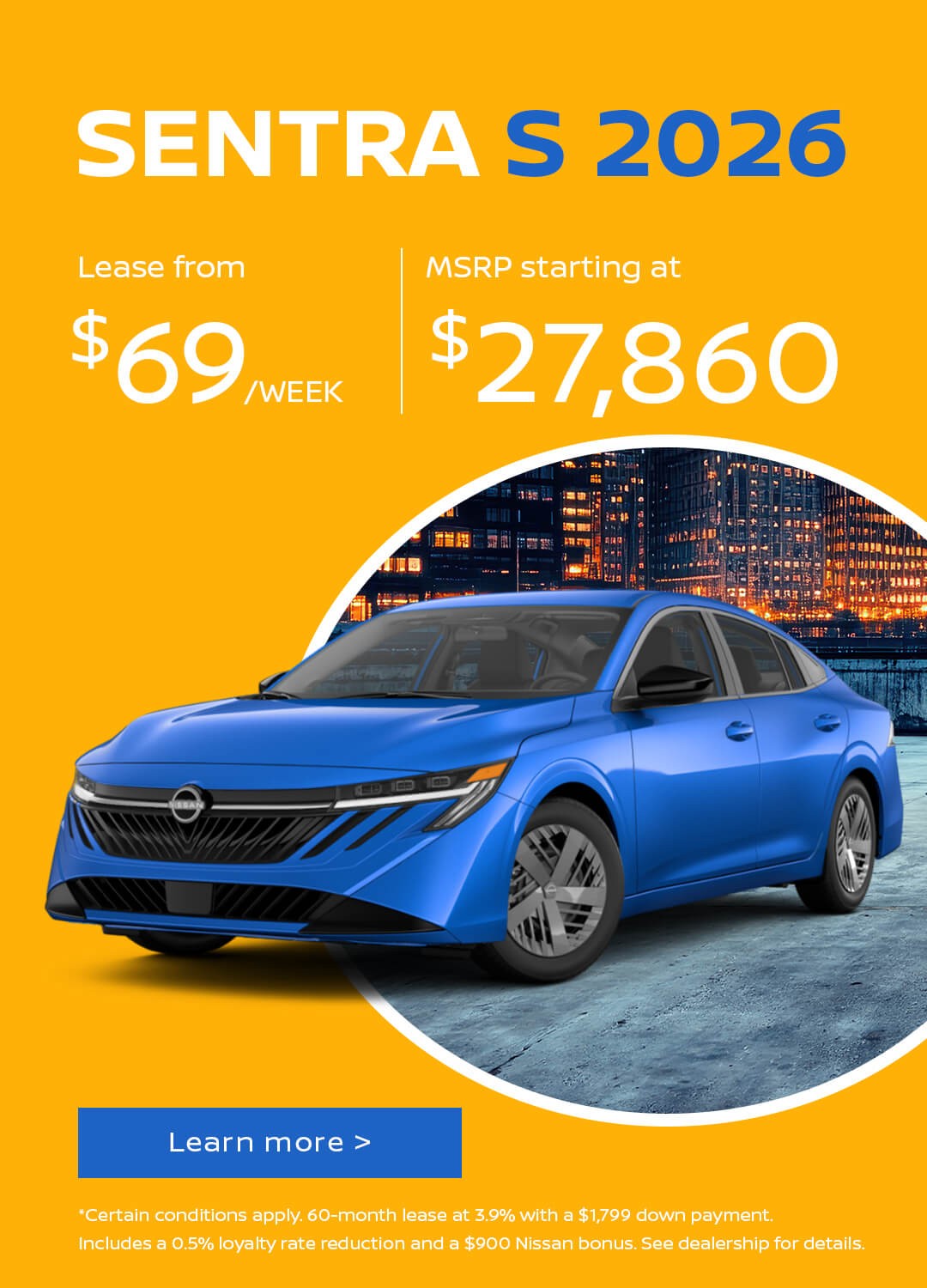 Sentra S Promotions