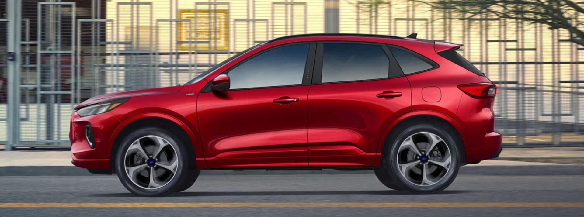 vue latérale d'un Ford Escape 2025