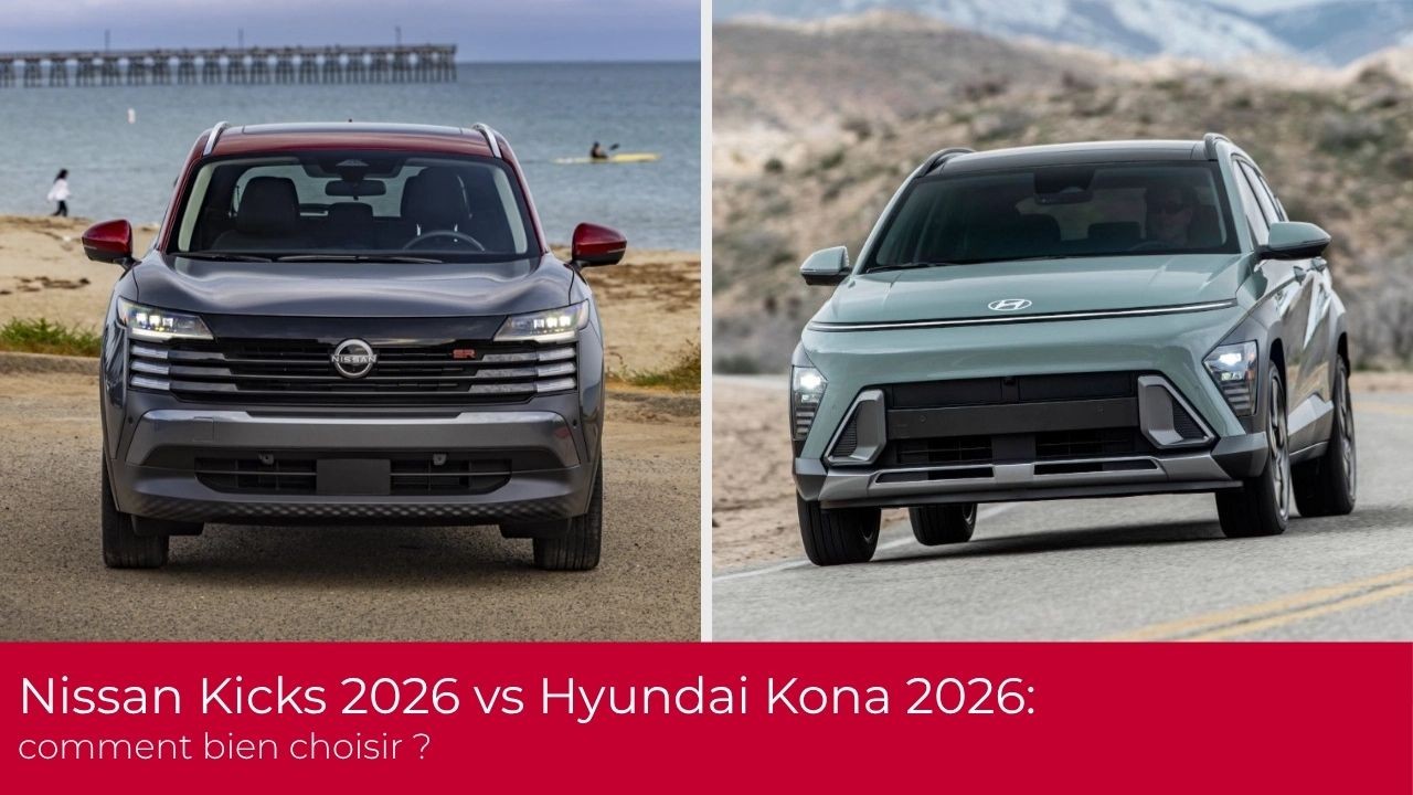 Nissan Kicks 2026 vs Hyundai Kona 2026