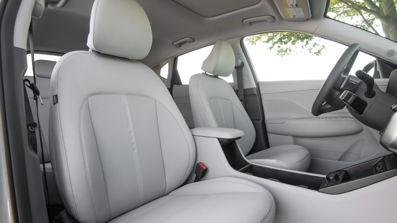 vue de l'habitacle d'un Hyundai Kona 2026