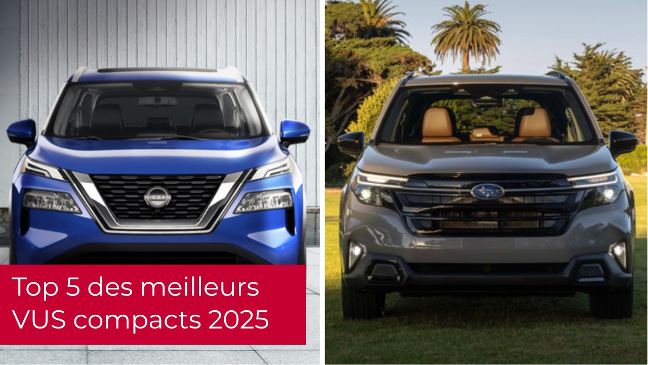 Top 5 des meilleurs VUS compacts 2025