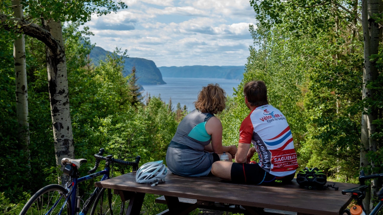la véloroute du fjord du Saguenay