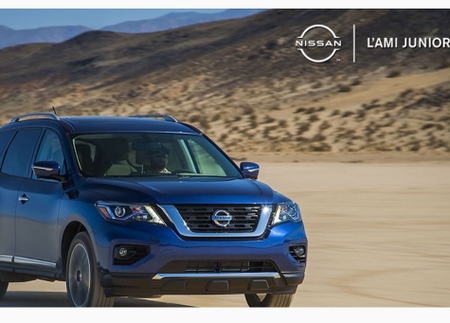 Le Nissan Pathfinder 2019 au service de la famille