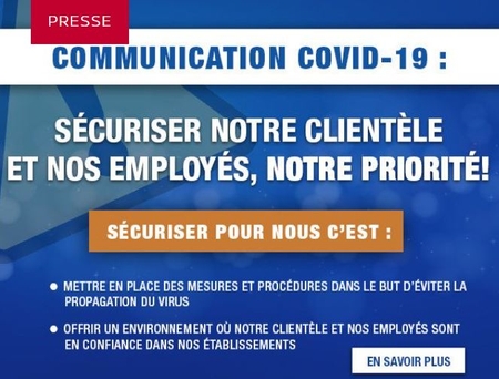 COVID-19 : sécuriser clients et employés