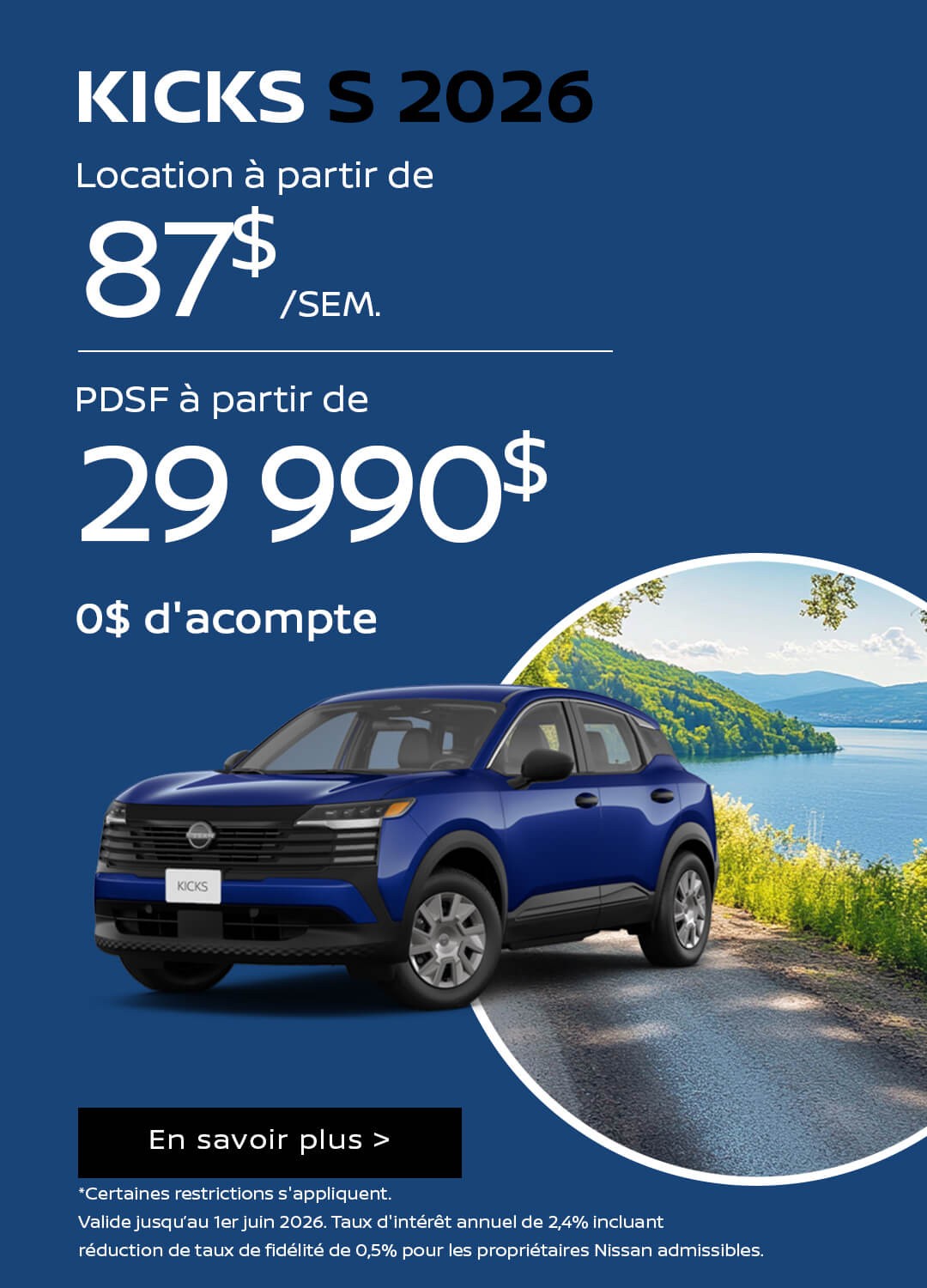 Nissan Kicks 2026
